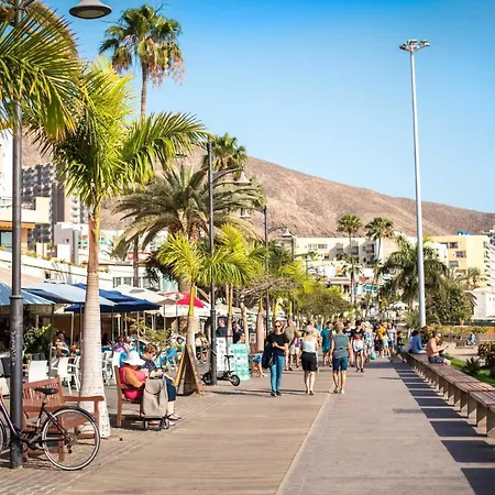 شقة New The Terrace By The Sea -ocean & Pool View - Comodoro, Cristianos, Tenerife *